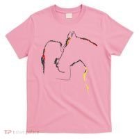 Horse Lover Outline Cute Gift T-Shirt thumb 0