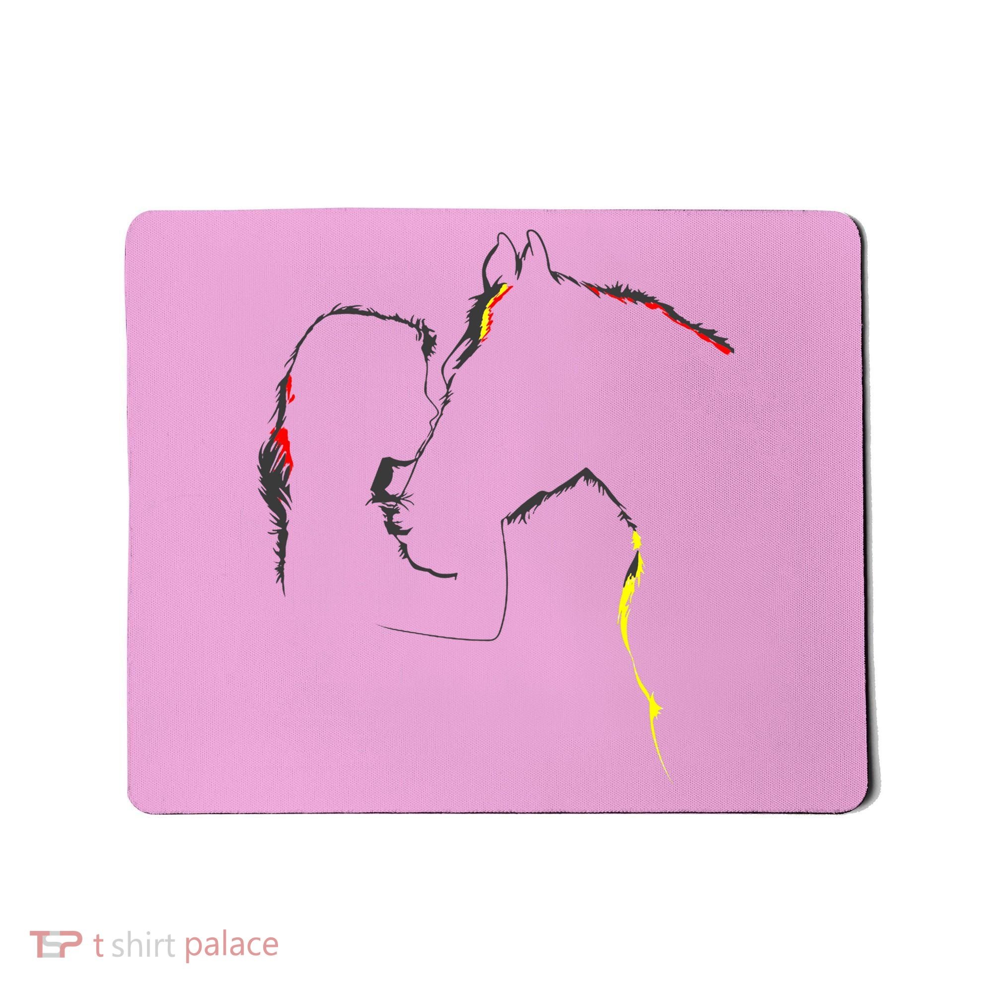 Horse Lover Outline Cute Gift Mousepad