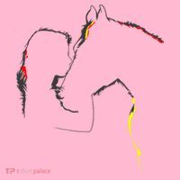 Horse Lover Outline Cute Gift Mousepad thumb 1