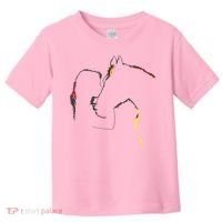 Horse Lover Outline Cute Gift Toddler T-Shirt thumb 0