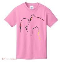 Horse Lover Outline Cute Gift Kids T-Shirt thumb 0