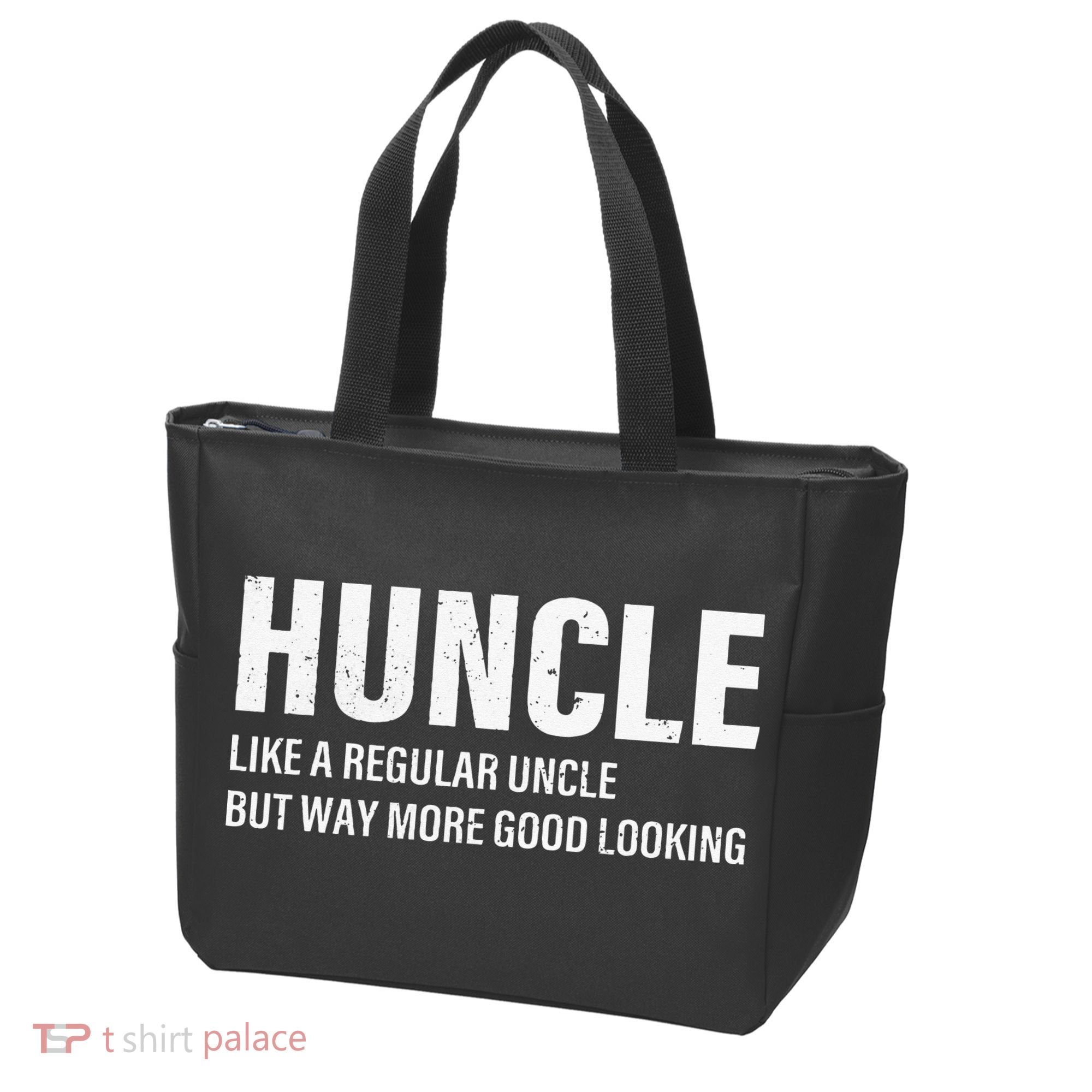 Huncle Like Regular Uncle Way More Good Looking Funny Uncle Tote Bag