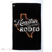 Houston Livestock  Rodeo S Western Aztec Golf Towel thumb 0