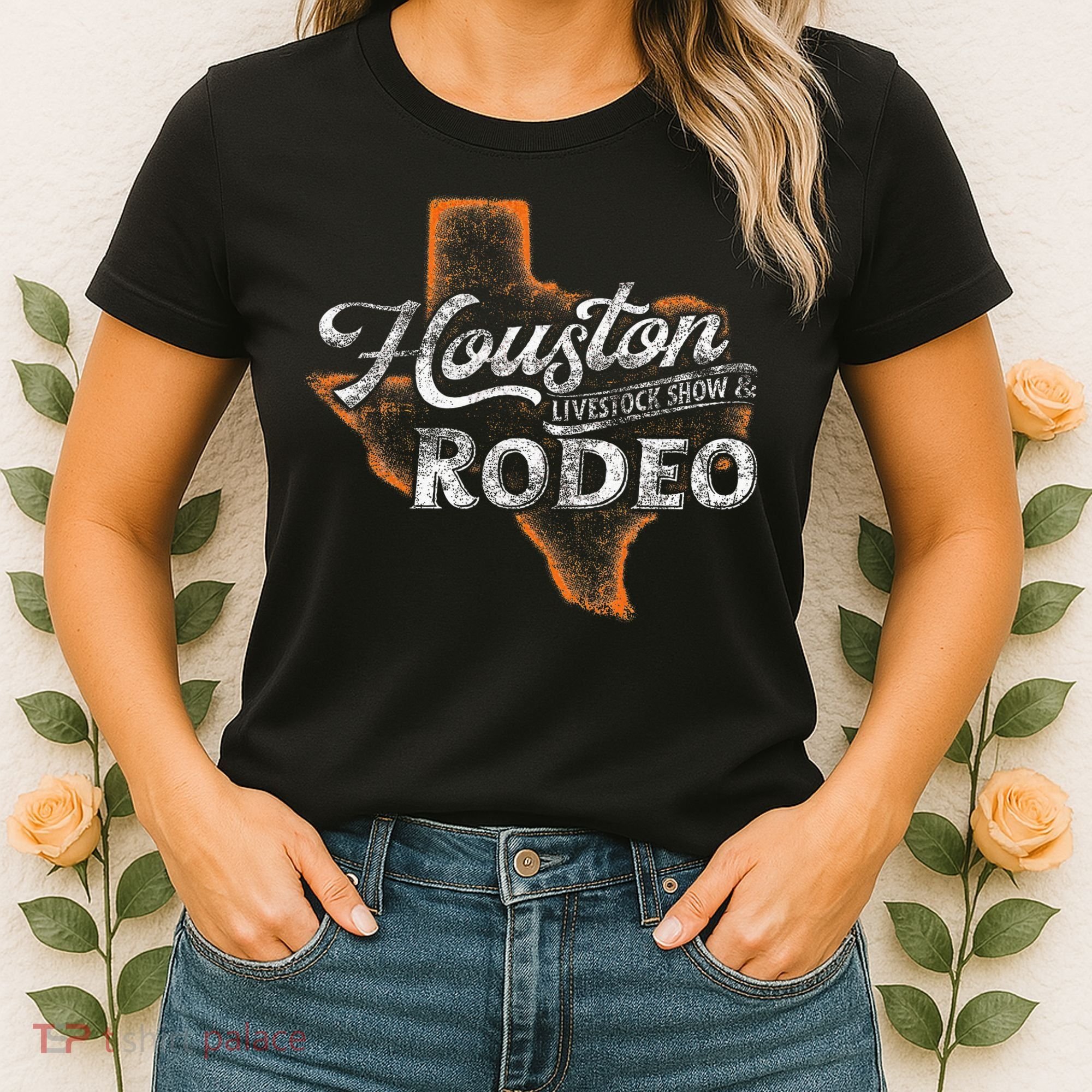 Houston Livestock  Rodeo S Western Aztec Women's T-Shirt