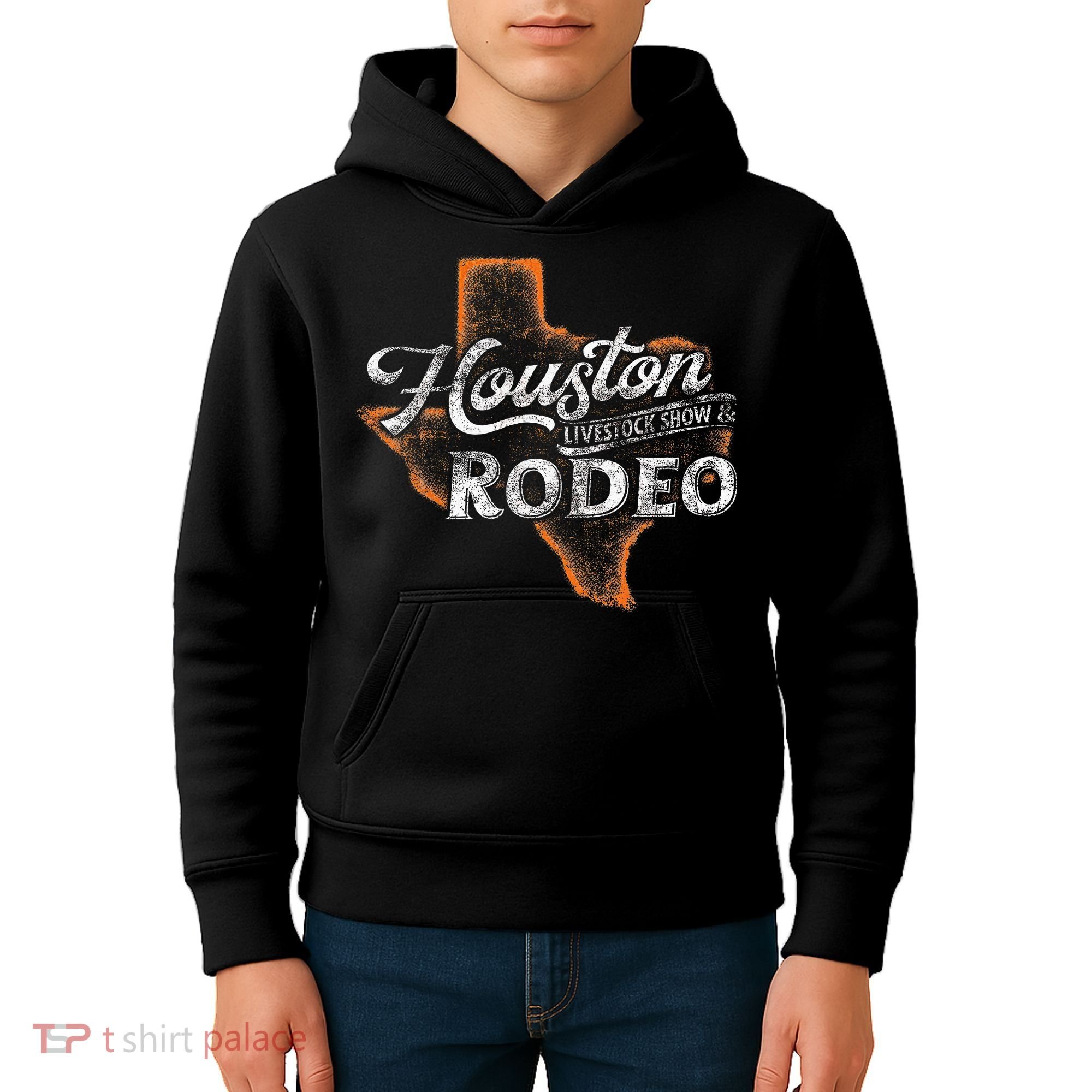 Houston Livestock  Rodeo S Western Aztec Kids Hoodie