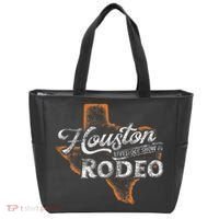 Houston Livestock  Rodeo S Western Aztec Tote Bag thumb 0
