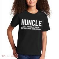 Huncle Like Regular Uncle Way More Good Looking Funny Kids T-Shirt thumb 2