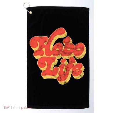 Hobo Life Retro Vintage Golf Towel