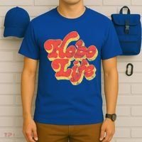 Hobo Life Retro Vintage T-Shirt thumb 6