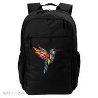 Hummingbird Lovers Stained Glass Hummingbird  Backpack thumb 0