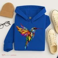 Hummingbird Lovers Stained Glass Hummingbird  Hoodie thumb 4