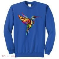 Hummingbird Lovers Stained Glass Hummingbird  Sweatshirt thumb 0