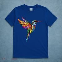 Hummingbird Lovers Stained Glass Hummingbird  T-Shirt thumb 5