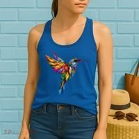 Hummingbird Lovers Stained Glass Hummingbird  Women's Tank Top thumb 2