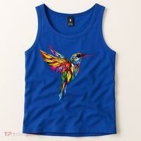 Hummingbird Lovers Stained Glass Hummingbird  Tank Top thumb 2