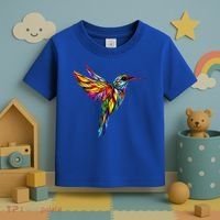 Hummingbird Lovers Stained Glass Hummingbird  Toddler T-Shirt thumb 3