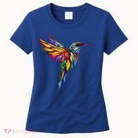 Hummingbird Lovers Stained Glass Hummingbird  Women's T-Shirt thumb 0