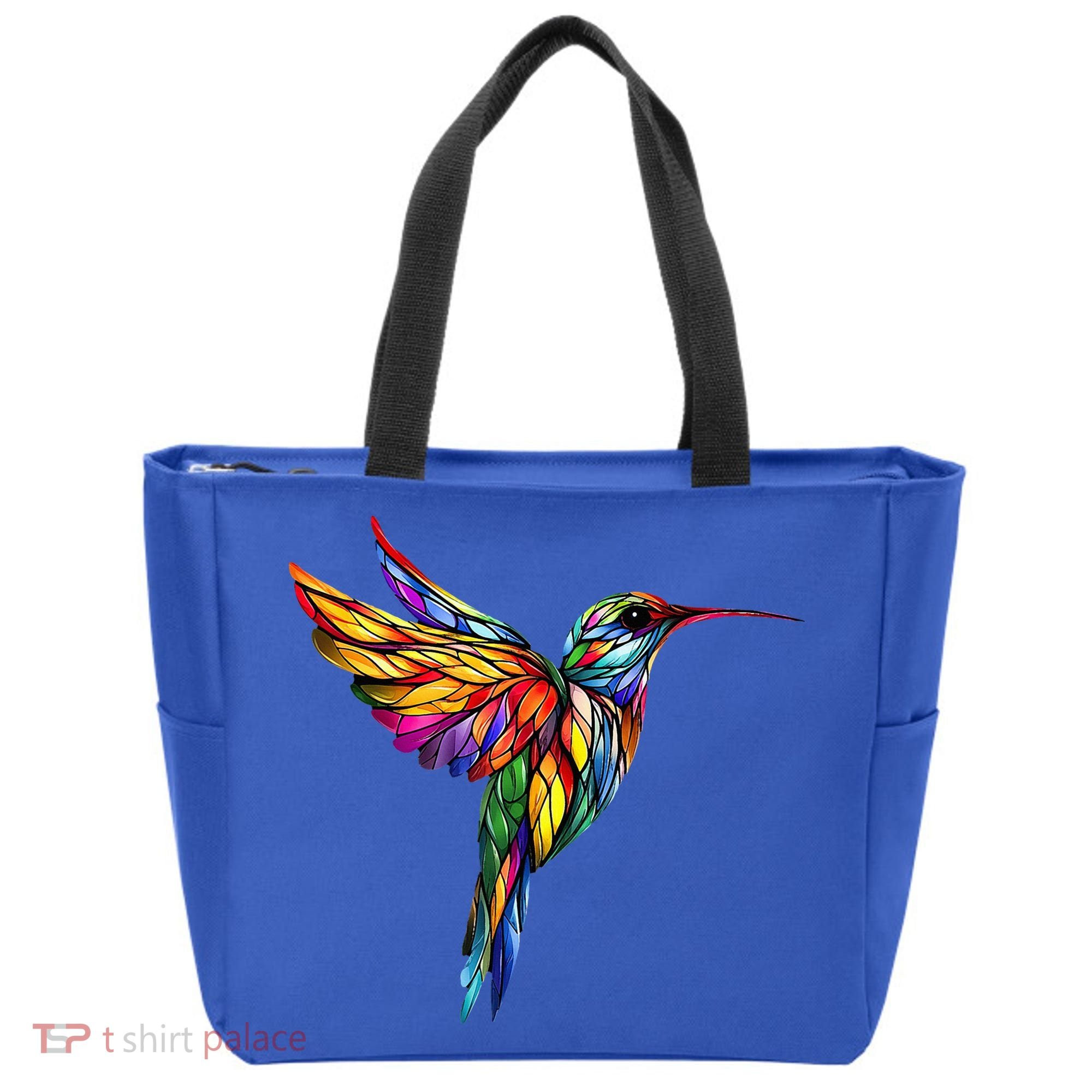 Hummingbird Lovers Stained Glass Hummingbird  Tote Bag