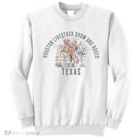 Houston Livestock Show And Rodeo Texas Cowboy And Horse Sweatshirt thumb 0