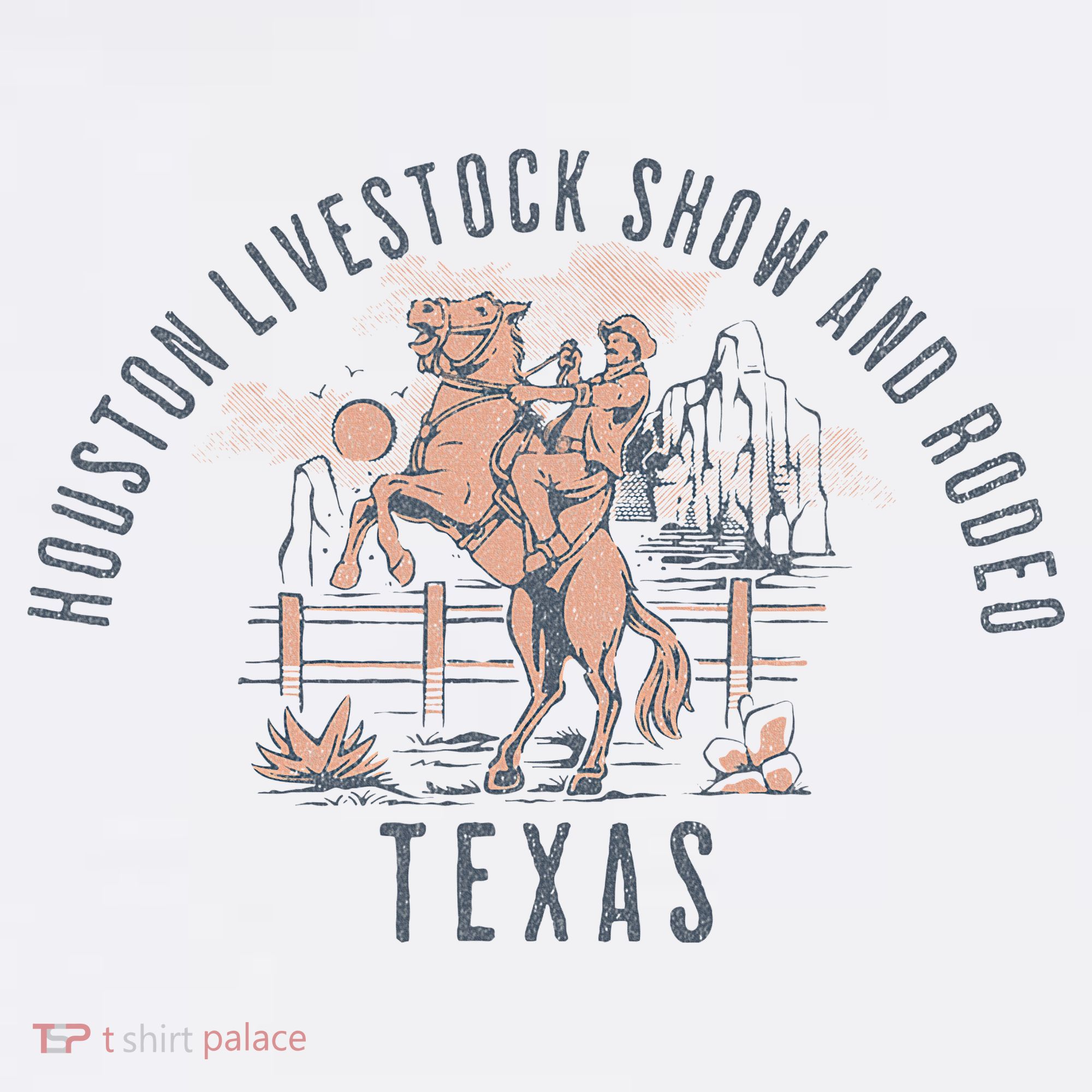 Houston Livestock Show And Rodeo Texas Cowboy And Horse Sweatshirt