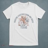Houston Livestock Show And Rodeo Texas Cowboy And Horse T-Shirt thumb 5