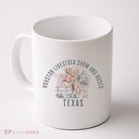 Houston Livestock Show And Rodeo Texas Cowboy And Horse Coffee Mug thumb 0