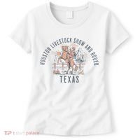 Houston Livestock Show And Rodeo Texas Cowboy And Horse Women's T-Shirt thumb 0