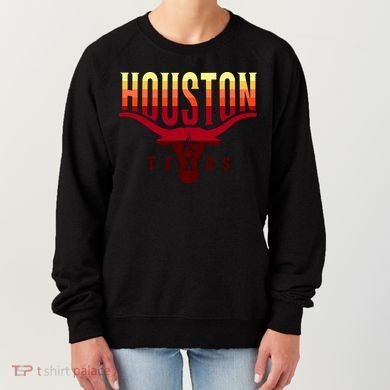 Houston Longhorn Sunset Logo Women's Sweatshirt