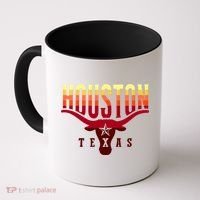 Houston Longhorn Sunset Logo Coffee Mug thumb 0