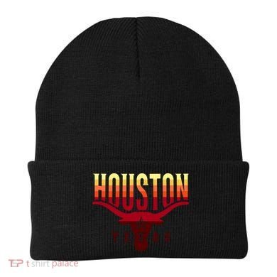 Houston Longhorn Sunset Logo Beanie