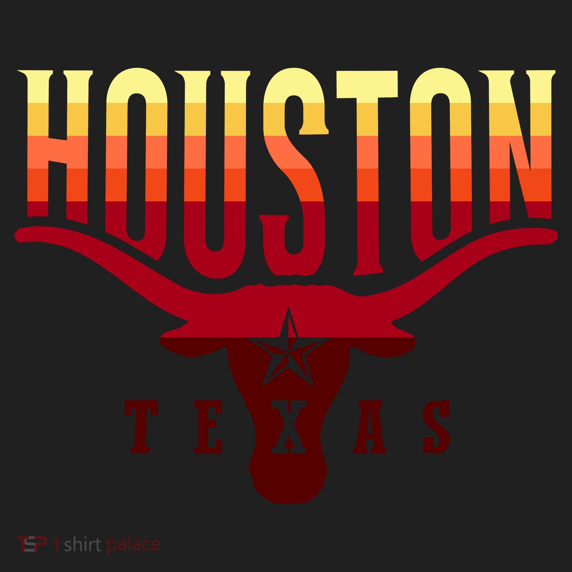 Houston Longhorn Sunset Logo Beanie