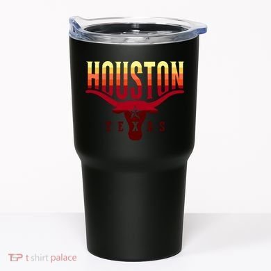 Houston Longhorn Sunset Logo Tumbler