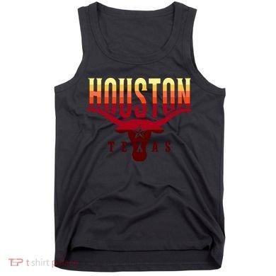 Houston Longhorn Sunset Logo Tank Top