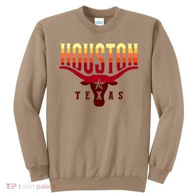 Houston Longhorn Sunset Logo Sweatshirt