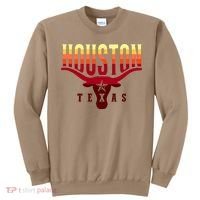 Houston Longhorn Sunset Logo Sweatshirt thumb 0