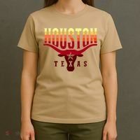 Houston Longhorn Sunset Logo T-Shirt thumb 4