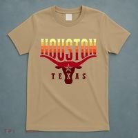 Houston Longhorn Sunset Logo T-Shirt thumb 5