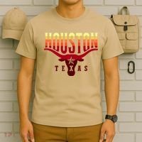 Houston Longhorn Sunset Logo T-Shirt thumb 6