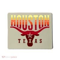 Houston Longhorn Sunset Logo Mousepad thumb 0