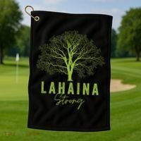 Hawaii Lahaina Strong Lahaina Supporter Golf Towel thumb 1