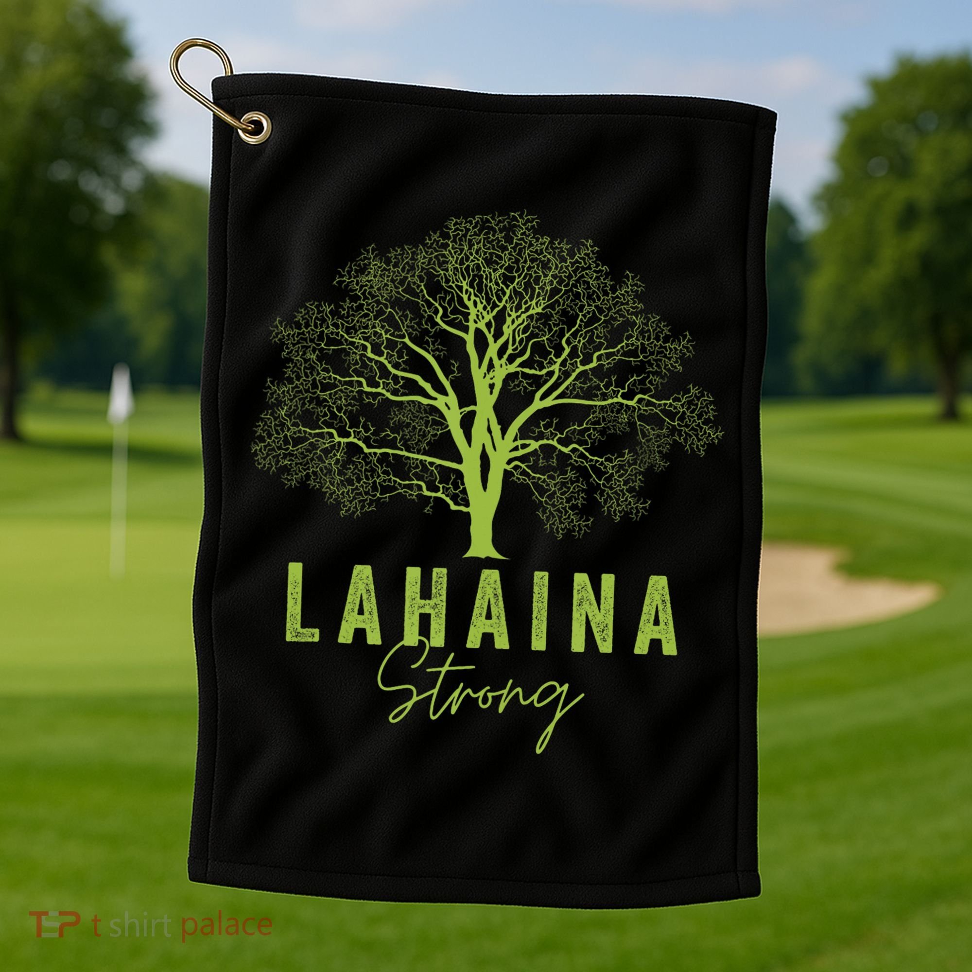Hawaii Lahaina Strong Lahaina Supporter Golf Towel