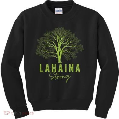 Hawaii Lahaina Strong Lahaina Supporter Kids Sweatshirt