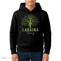 Hawaii Lahaina Strong Lahaina Supporter Kids Hoodie thumb 4