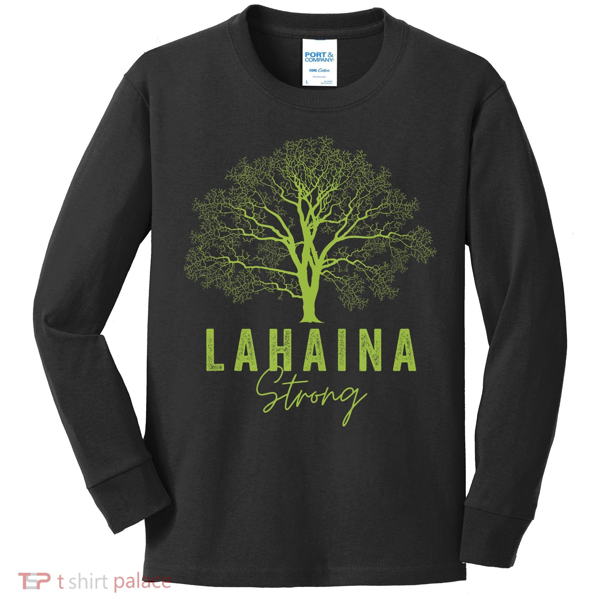 Hawaii Lahaina Strong Lahaina Supporter Kids Long Sleeve Shirt