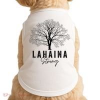 Hawaii Lahaina Strong Pray For Maui Lahaina Doggie Tank thumb 0