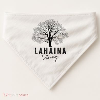 Hawaii Lahaina Strong Pray For Maui Lahaina USA-Made Doggie Bandana