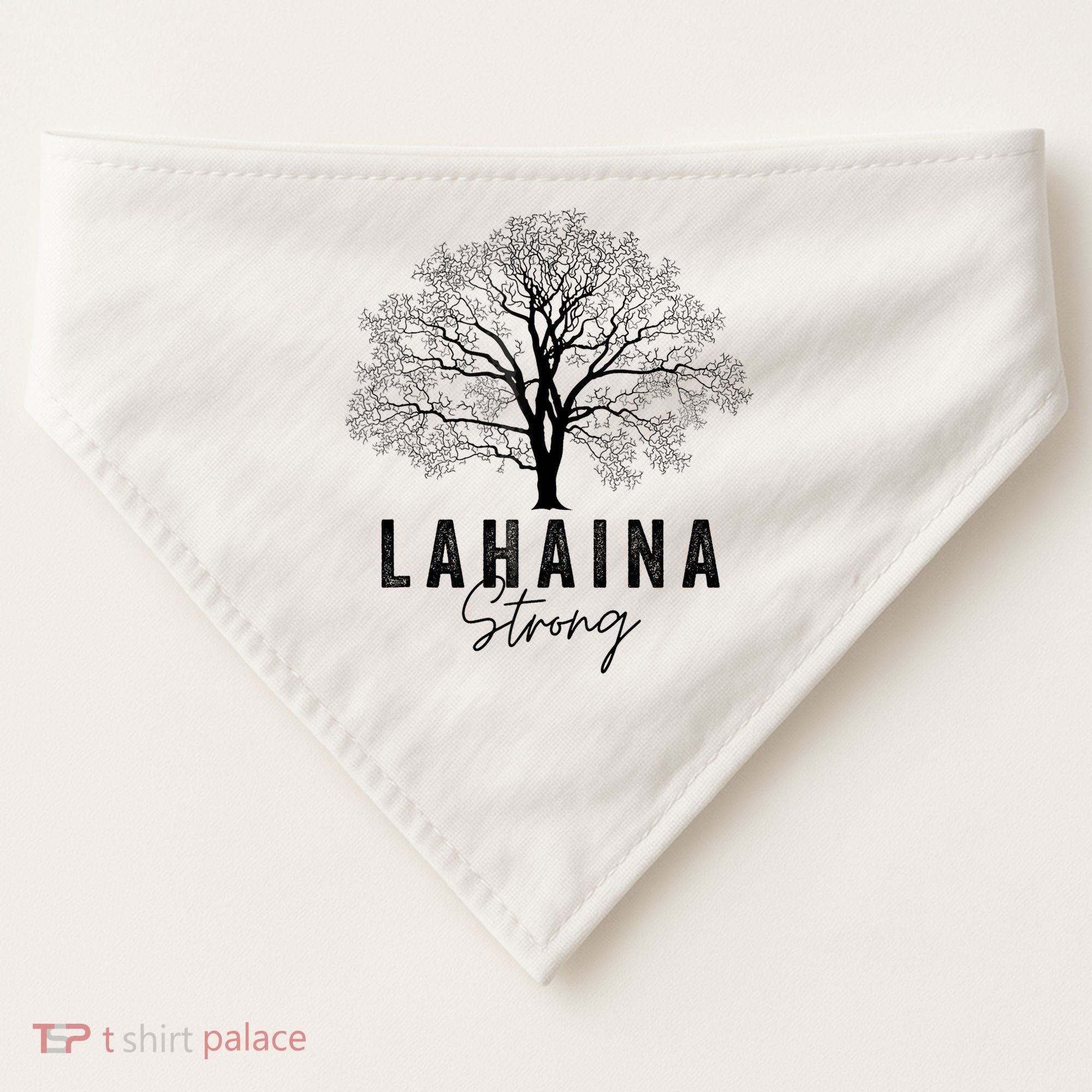 Hawaii Lahaina Strong Pray For Maui Lahaina USA-Made Doggie Bandana