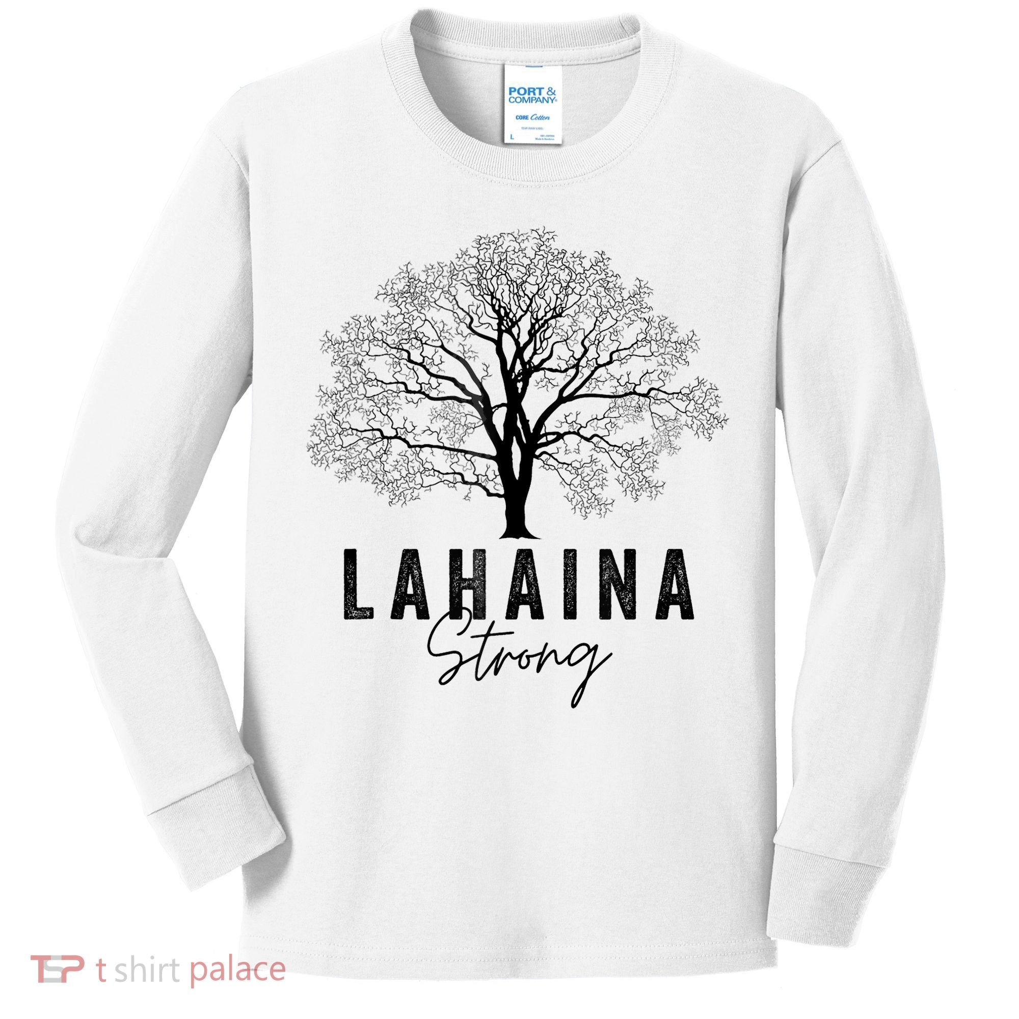 Hawaii Lahaina Strong Pray For Maui Lahaina Kids Long Sleeve Shirt