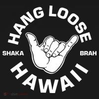 Hang Loose Shaka Brah funny Hang Loose Hawaiian Backpack thumb 2