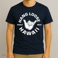 Hang Loose Shaka Brah funny Hang Loose Hawaiian T-Shirt thumb 3